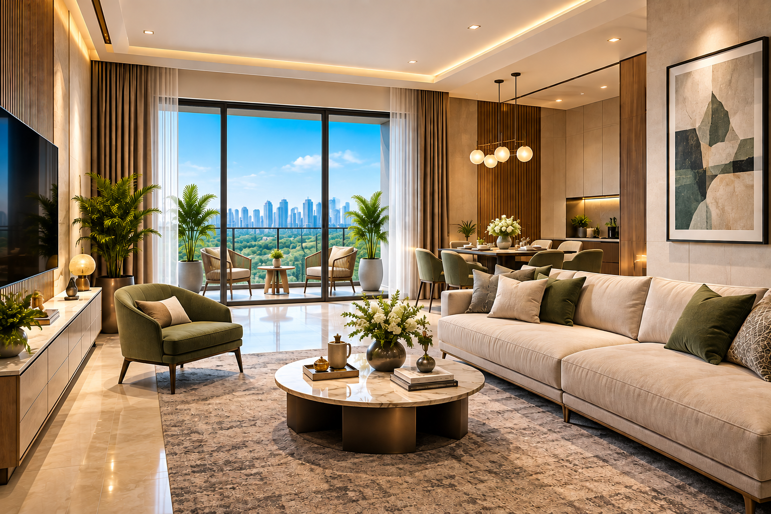 Illustrative living room without overlay text
